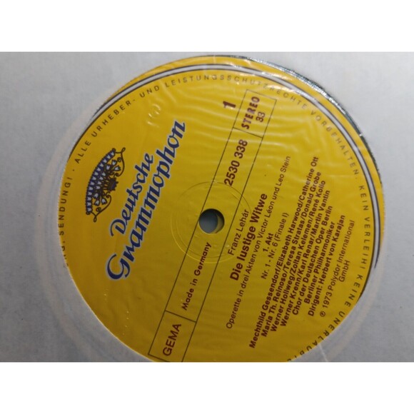 Franz Lehar, The Merry Widow, LP records BOXED SET, 2 LPs, GERMANY 1973 MINTY - Picture 3 of 7